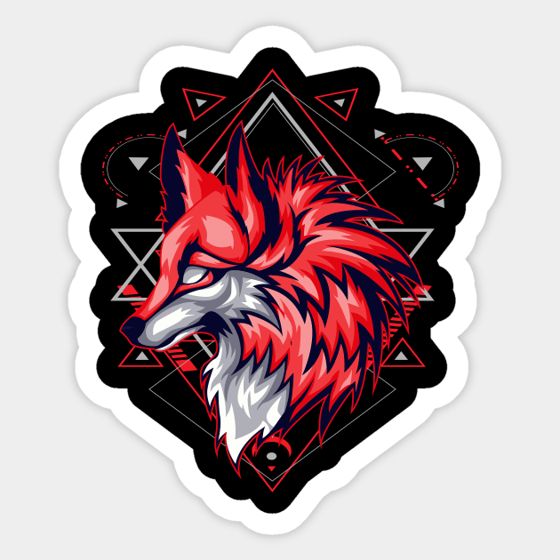 wolf pack Sticker by SHINIGAMII